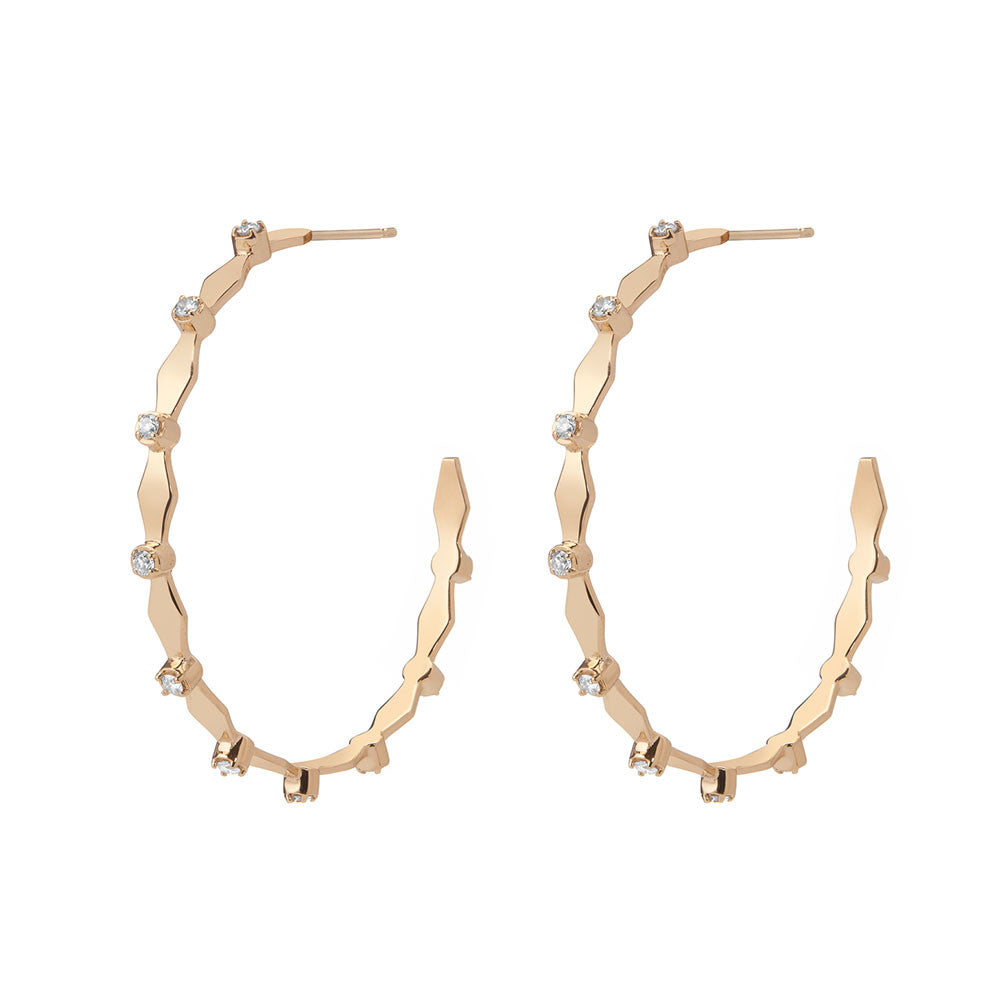 Medium Harlequin Hoops - Gillian Steinhardt Jewelry