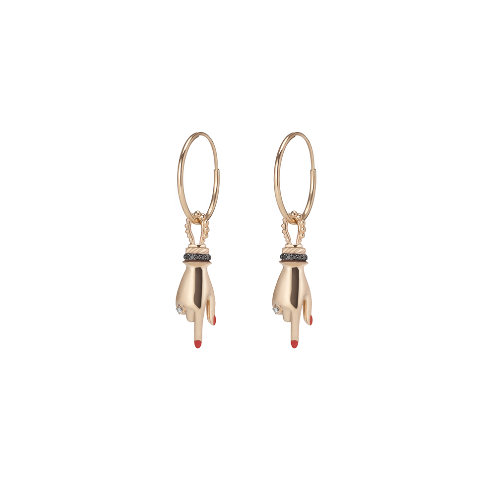 YAD Hoop Earring - Gillian Steinhardt Jewelry