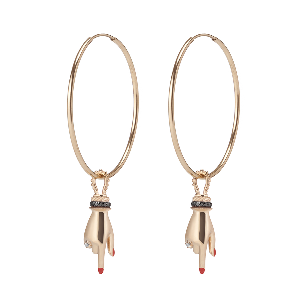 YAD Hoop Earring - Gillian Steinhardt Jewelry