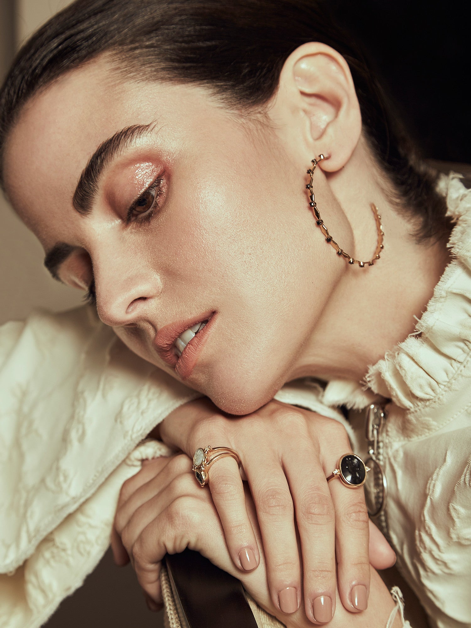 Large Harlequin Hoops - Gillian Steinhardt Jewelry