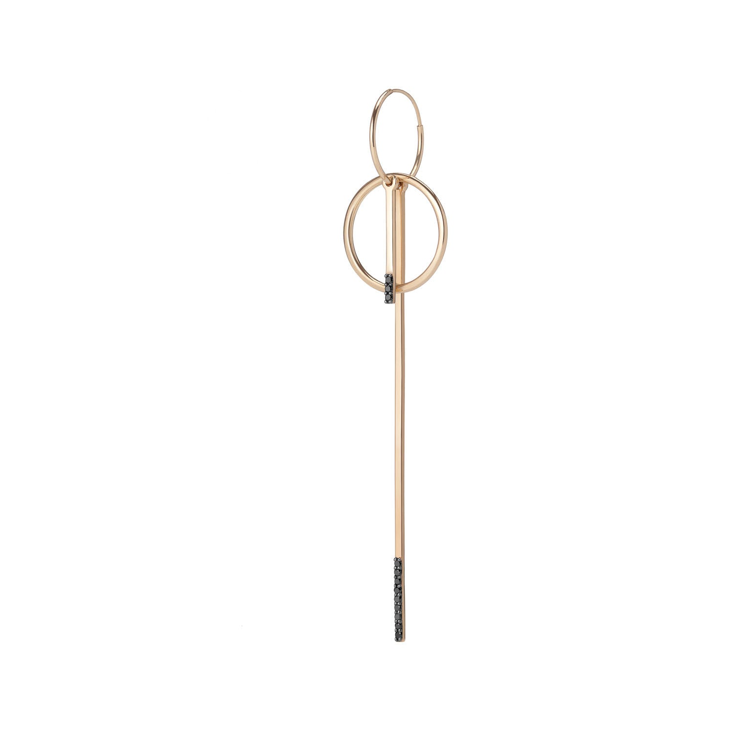Linear Border Hoop Earring - Gillian Steinhardt Jewelry