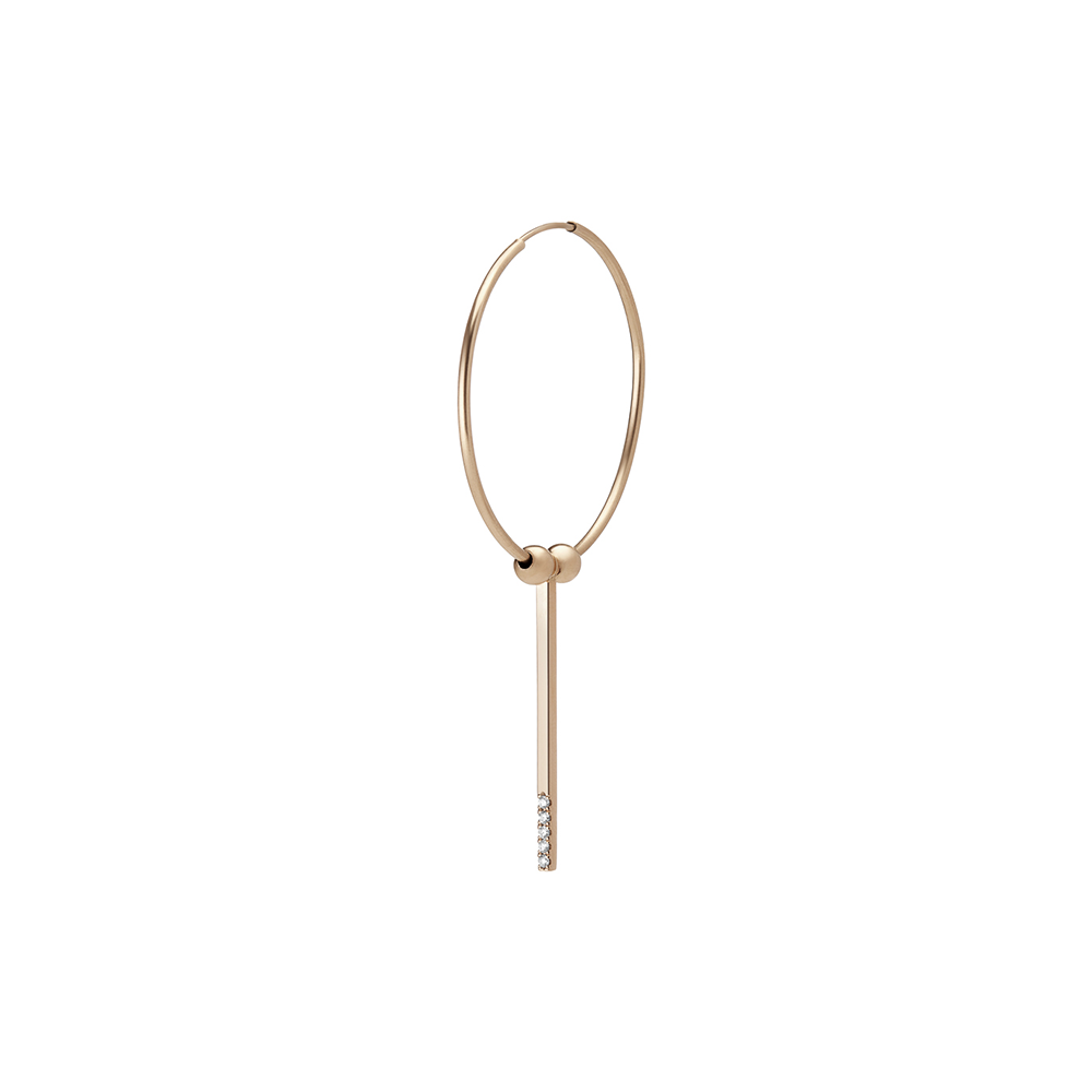 Triad Hoop Earring - Gillian Steinhardt Jewelry