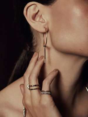 Triad Hoop Earring - Gillian Steinhardt Jewelry
