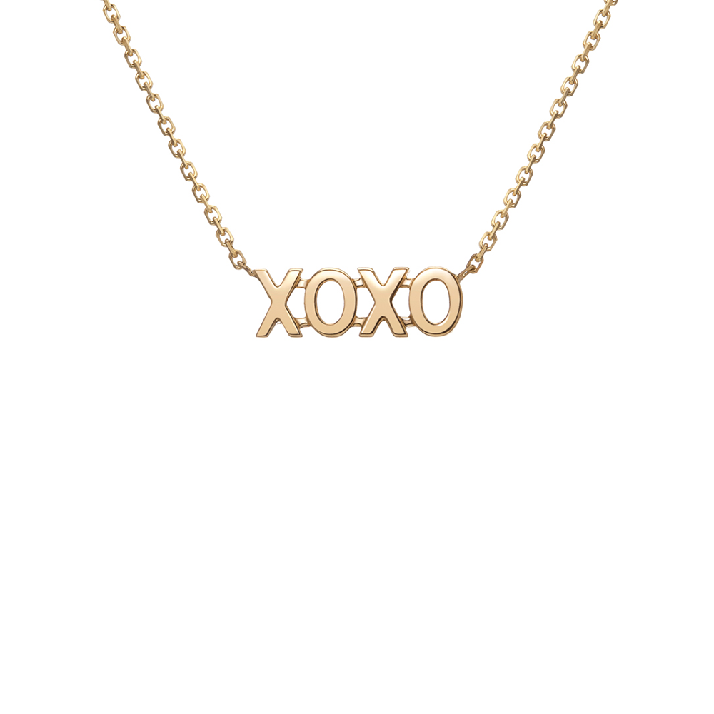 XO Necklace with Diamonds | H & C